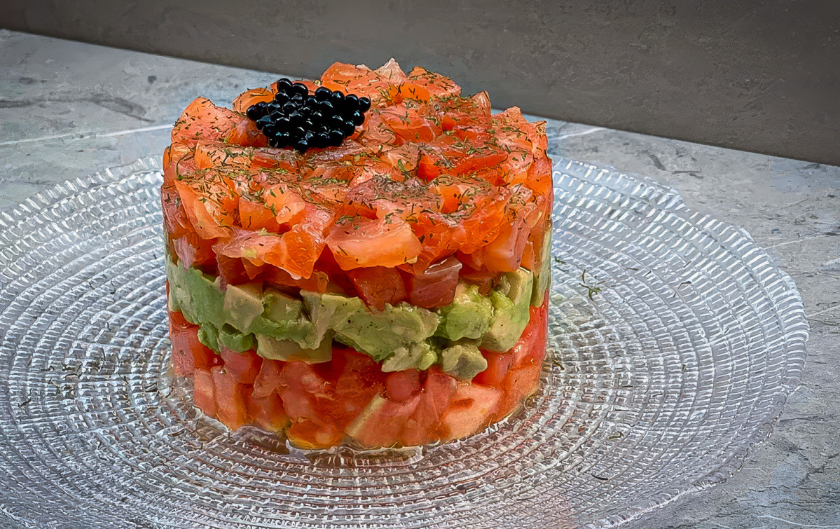 Tartar salmon