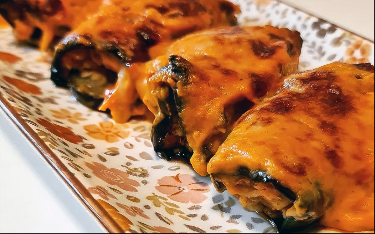 Rollitos de berenjena