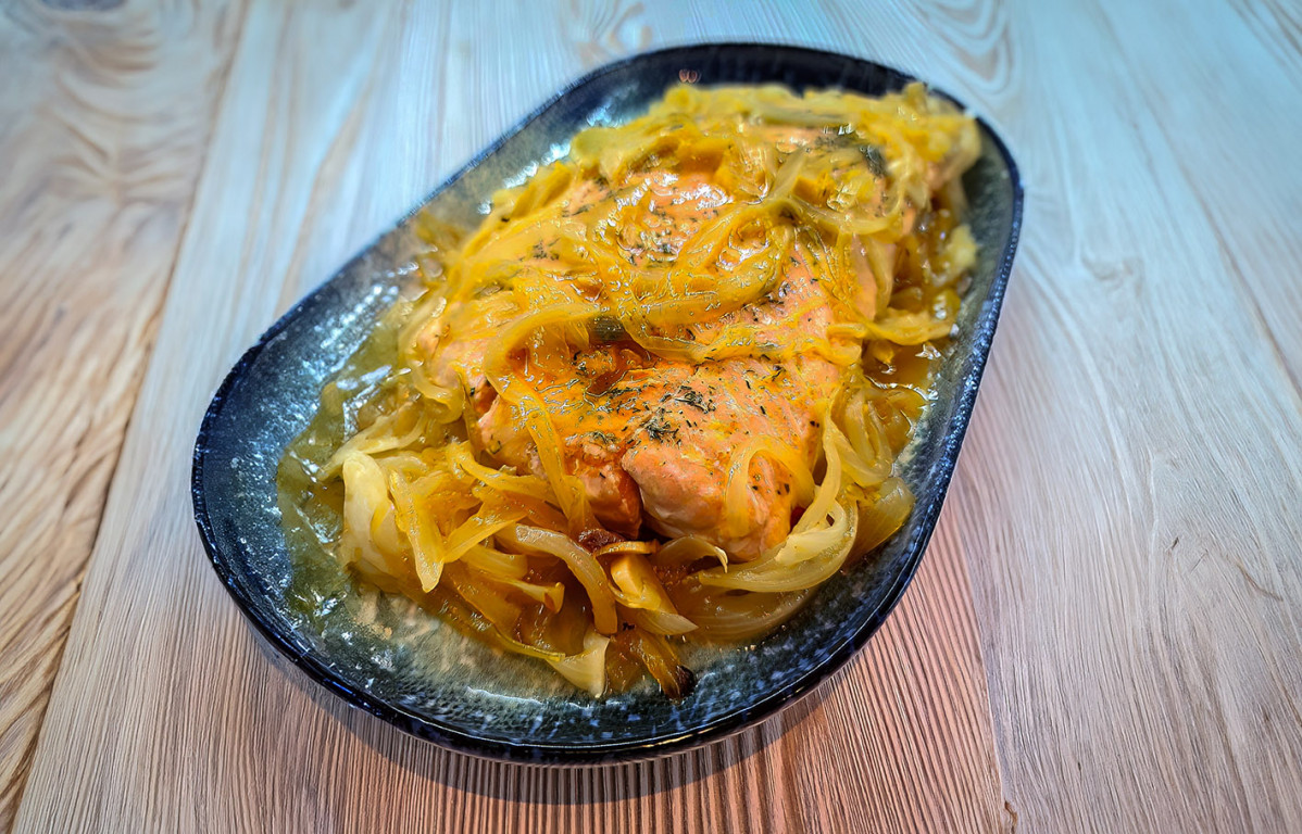 Salmon a la naranja