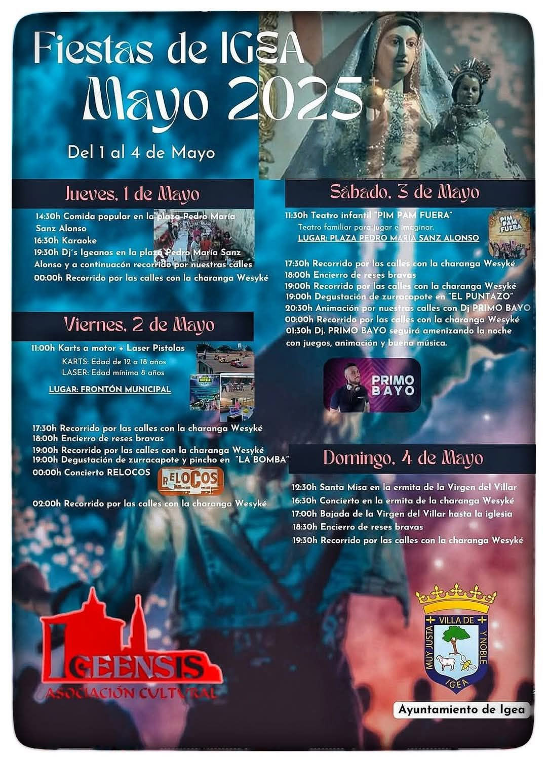 Fiestas de mayo 2025