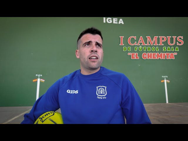 Chema Barrera, de Igea a la élite y vuelta para impulsar el fútbol sala entre los más jóvenes.