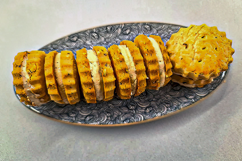 Galletas de Almendra Rellenas de Crema de Mantequilla