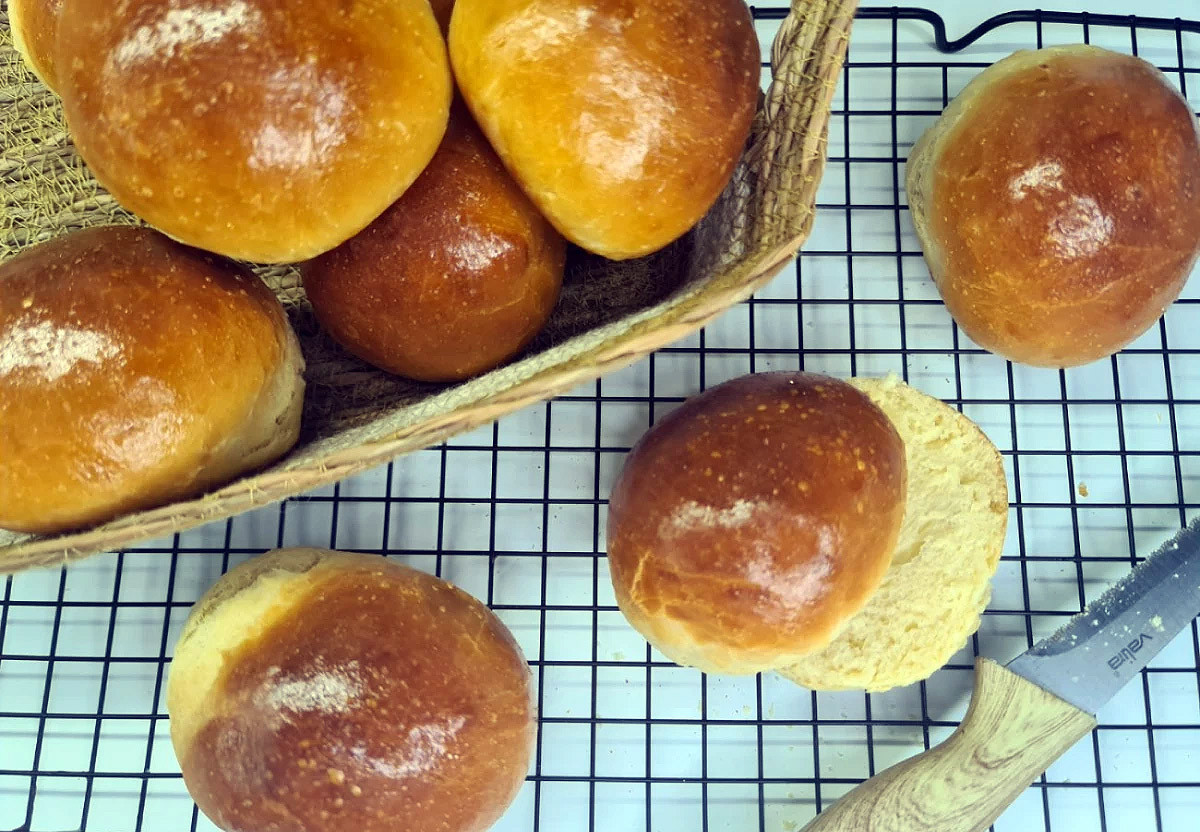 Panecillos Caseros para Hamburguesa